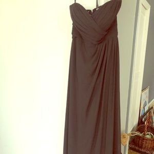 Bill Levkoff bridesmaids dress strapless